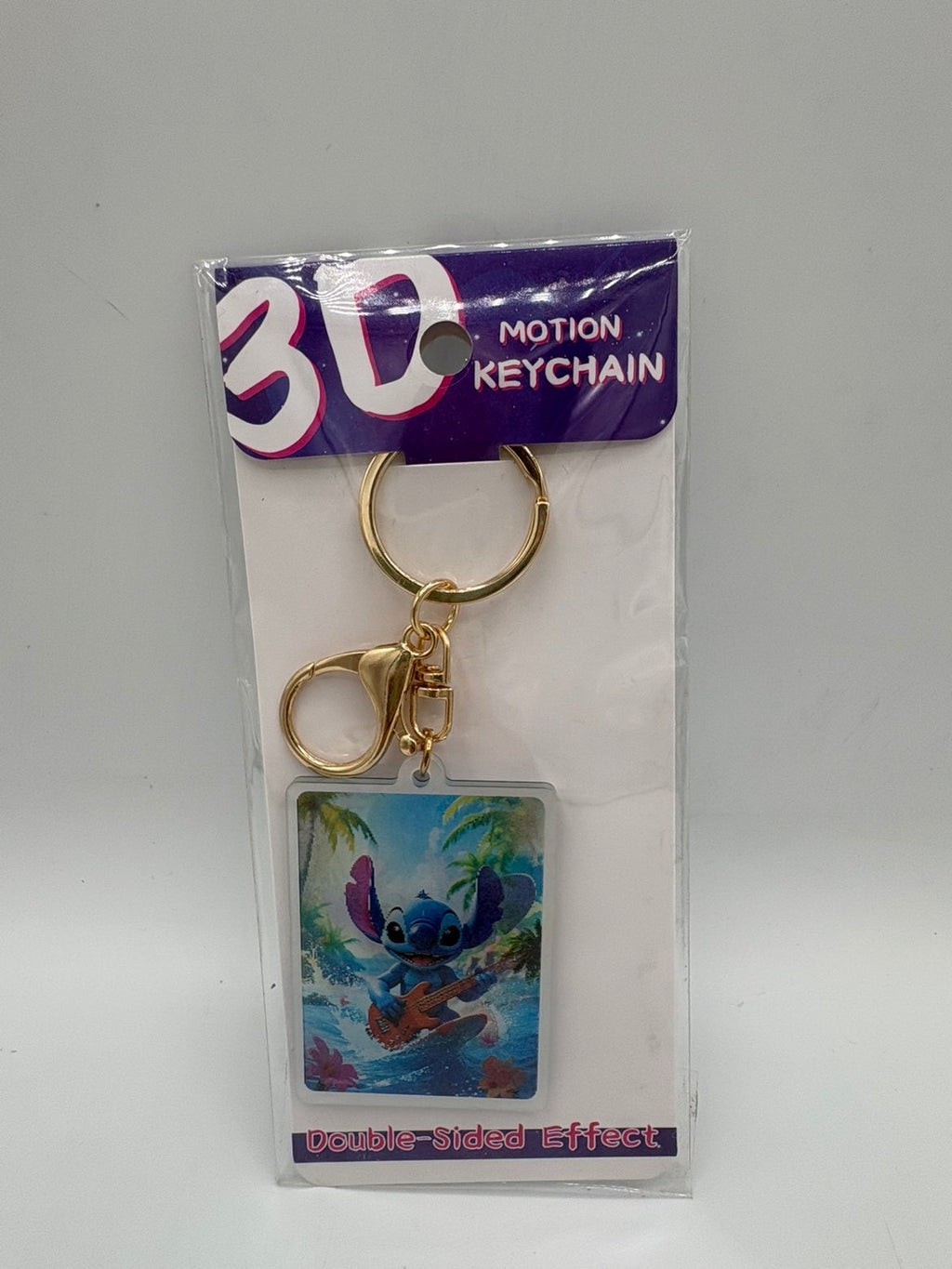 Stitch 3D Lenticular Keychain