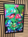 Pokemon 3D Lenticular Poster Framed 40x60cm