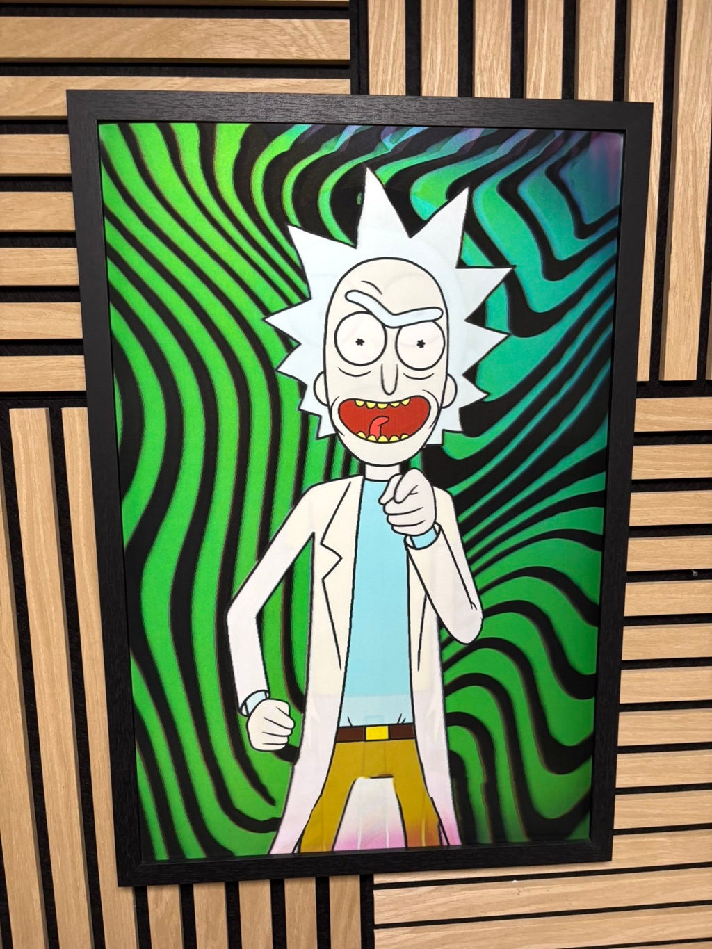 Rick and Morty 3D Lenticular Poster Framed 40x60cm