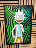 Rick and Morty 3D Lenticular Poster Framed 40x60cm