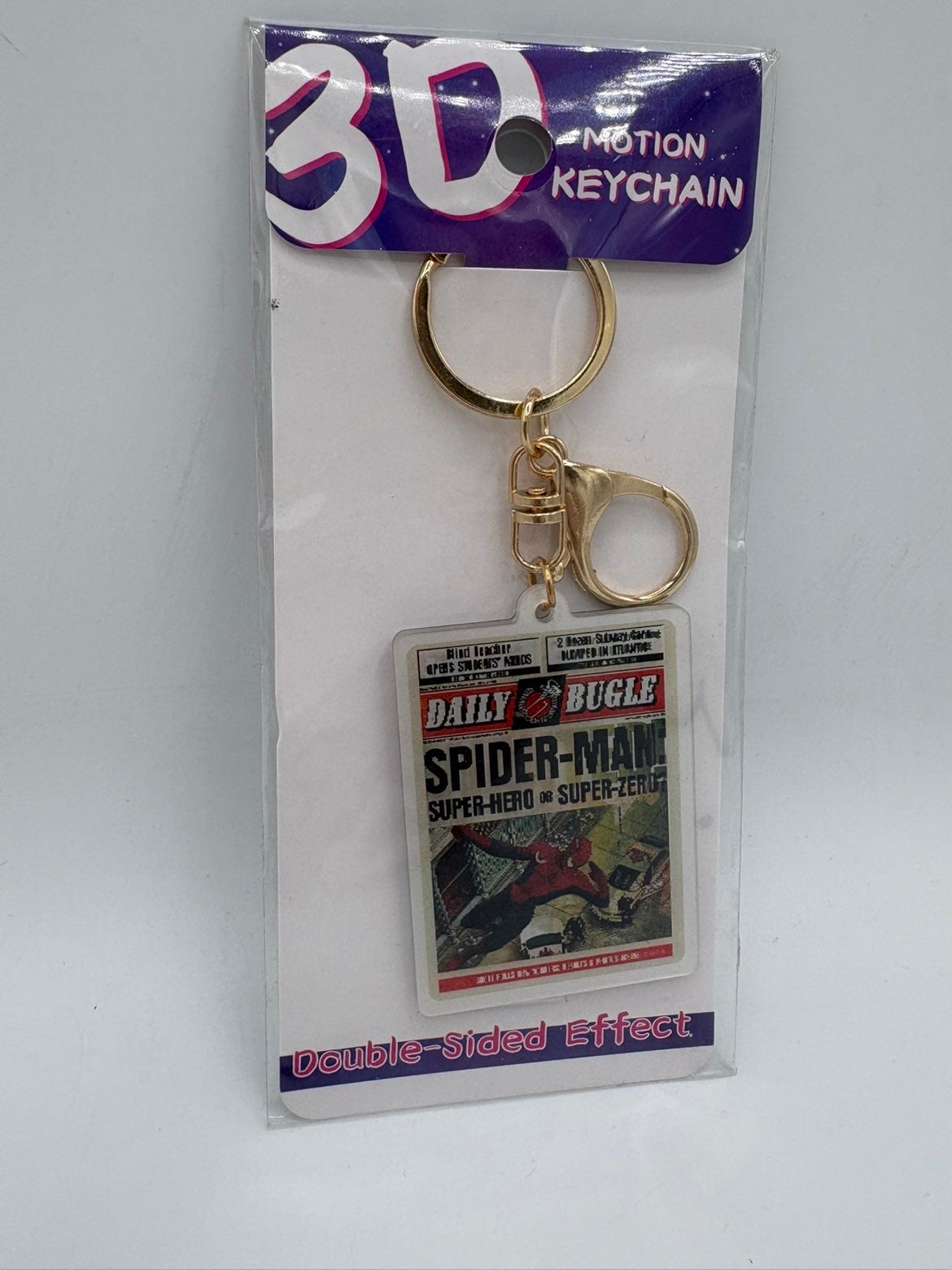 Spiderman 3D Lenticular Keychain
