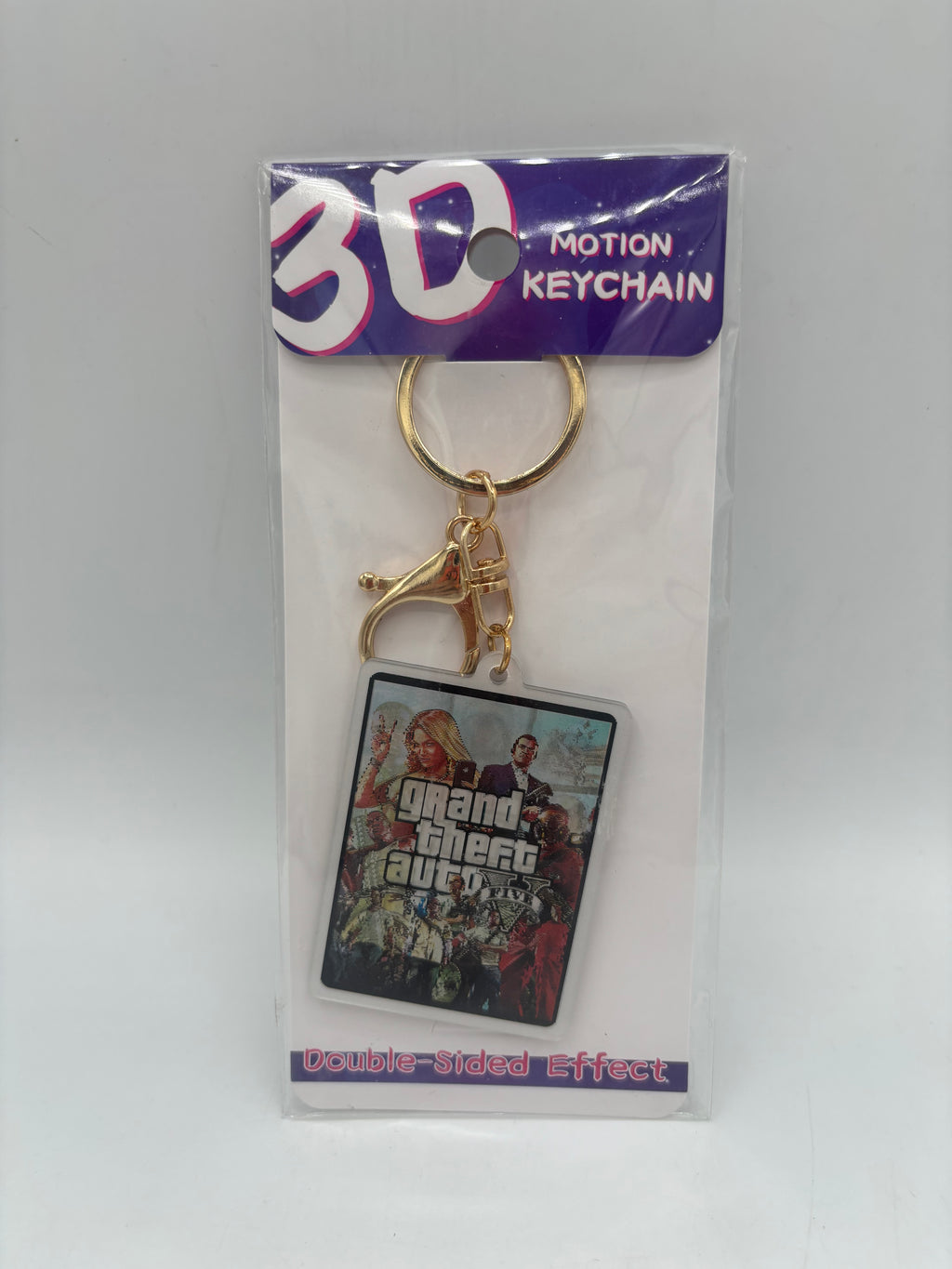 GTA 5 3D Lenticular Keychain