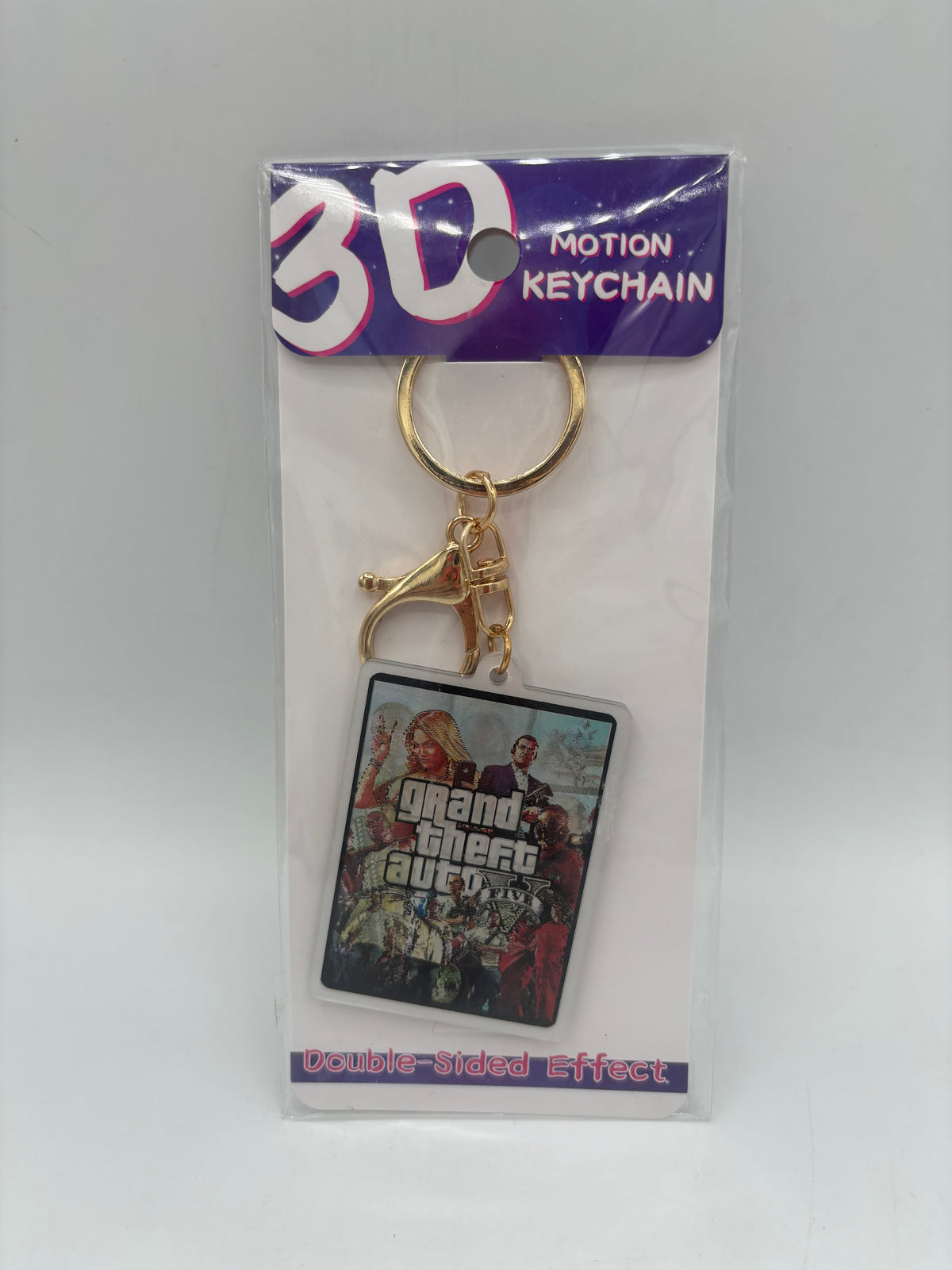 GTA 5 3D Lenticular Keychain