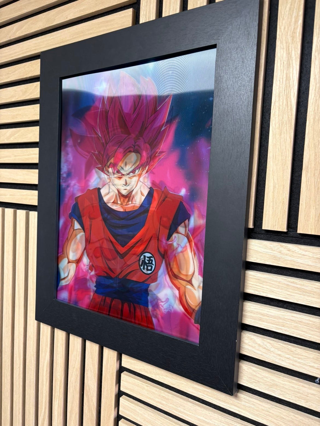 Anime 3D Lenticular Poster Framed 30x40cm