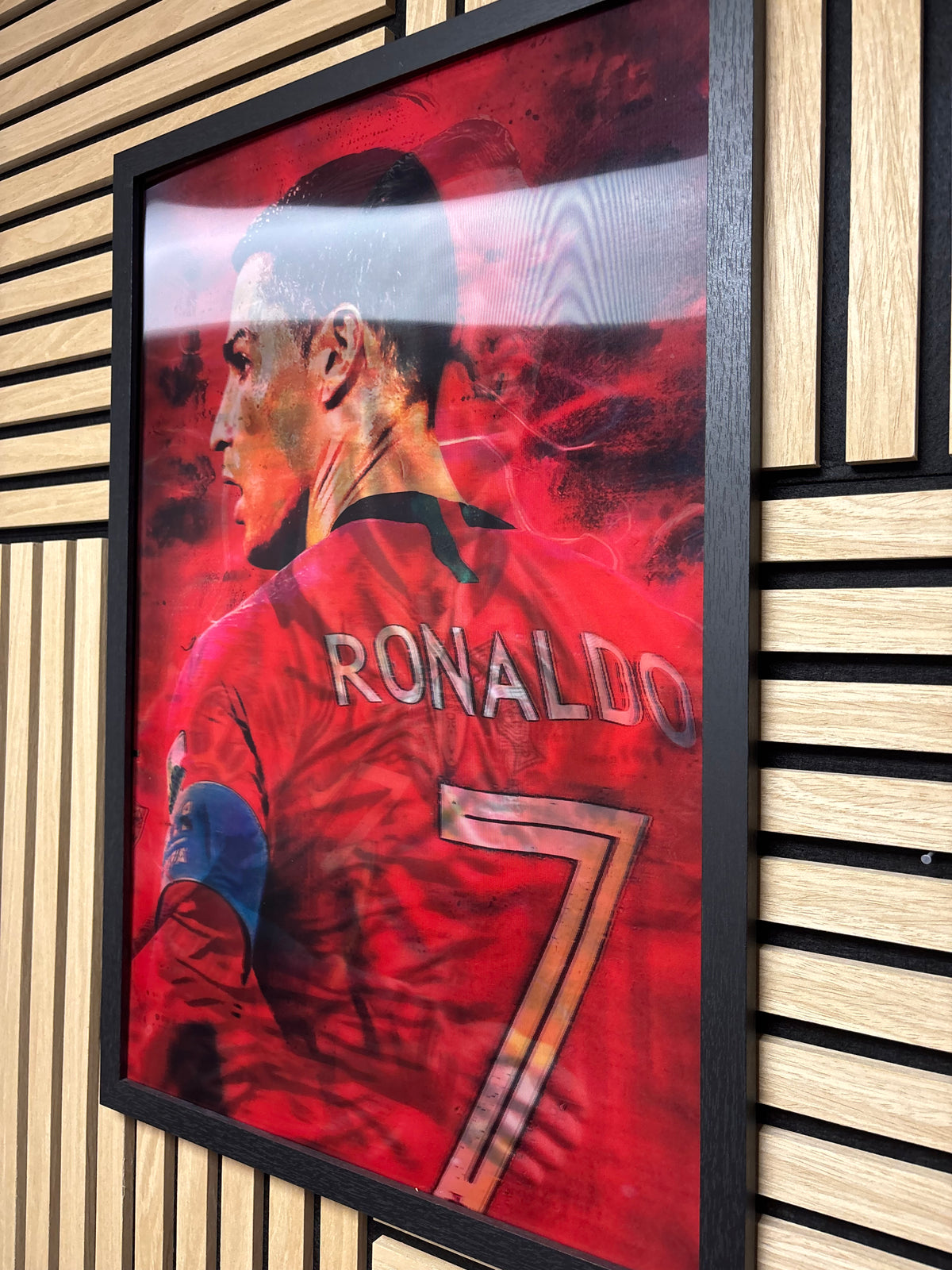 Cristiano Ronaldo 3D Lenticular Poster Framed 40x60cm