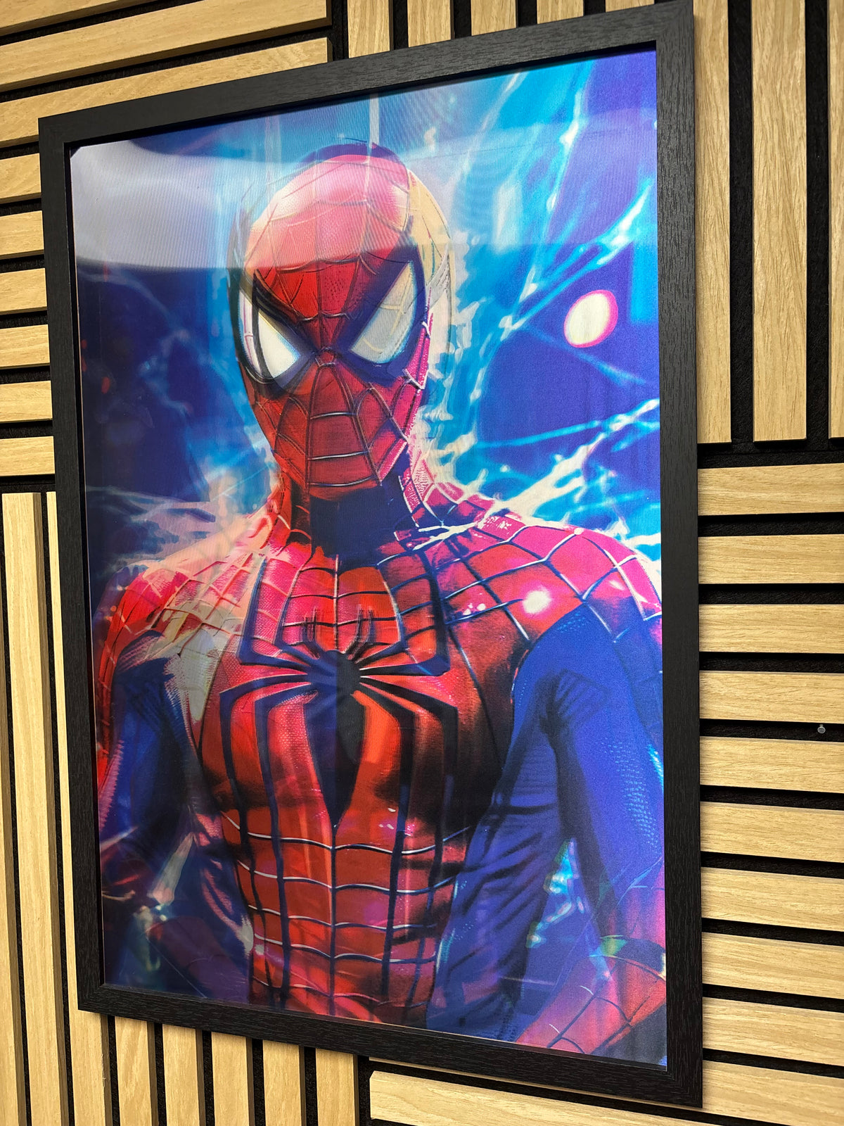 Spiderman 3D Lenticular Poster Framed 40x60cm