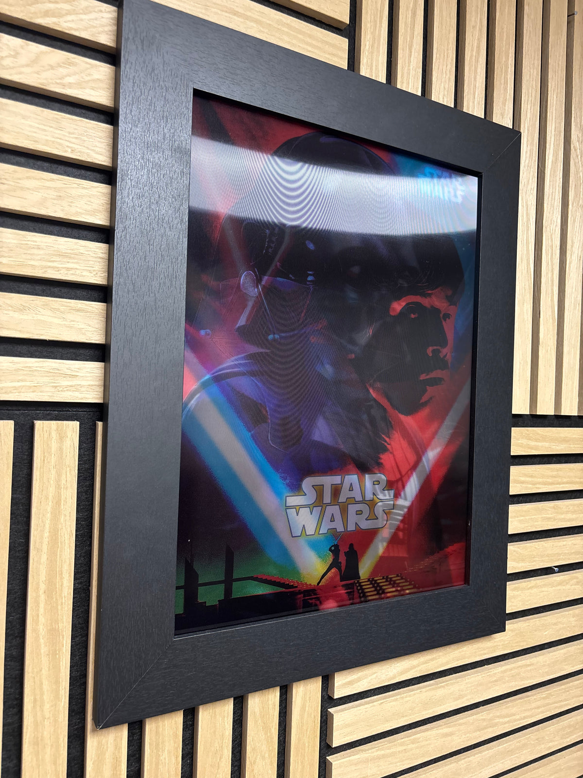 Star Wars 3D Lenticular Poster Framed 30x40cm