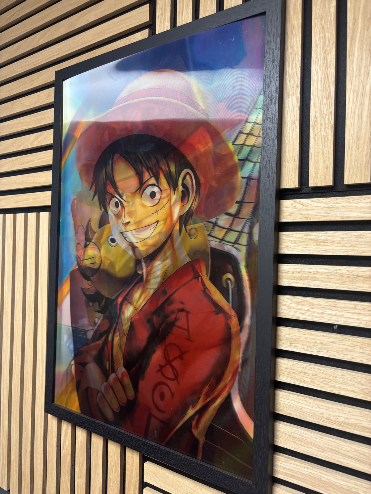 One Piece 3D Lenticular Psoter Framed 40x60cm