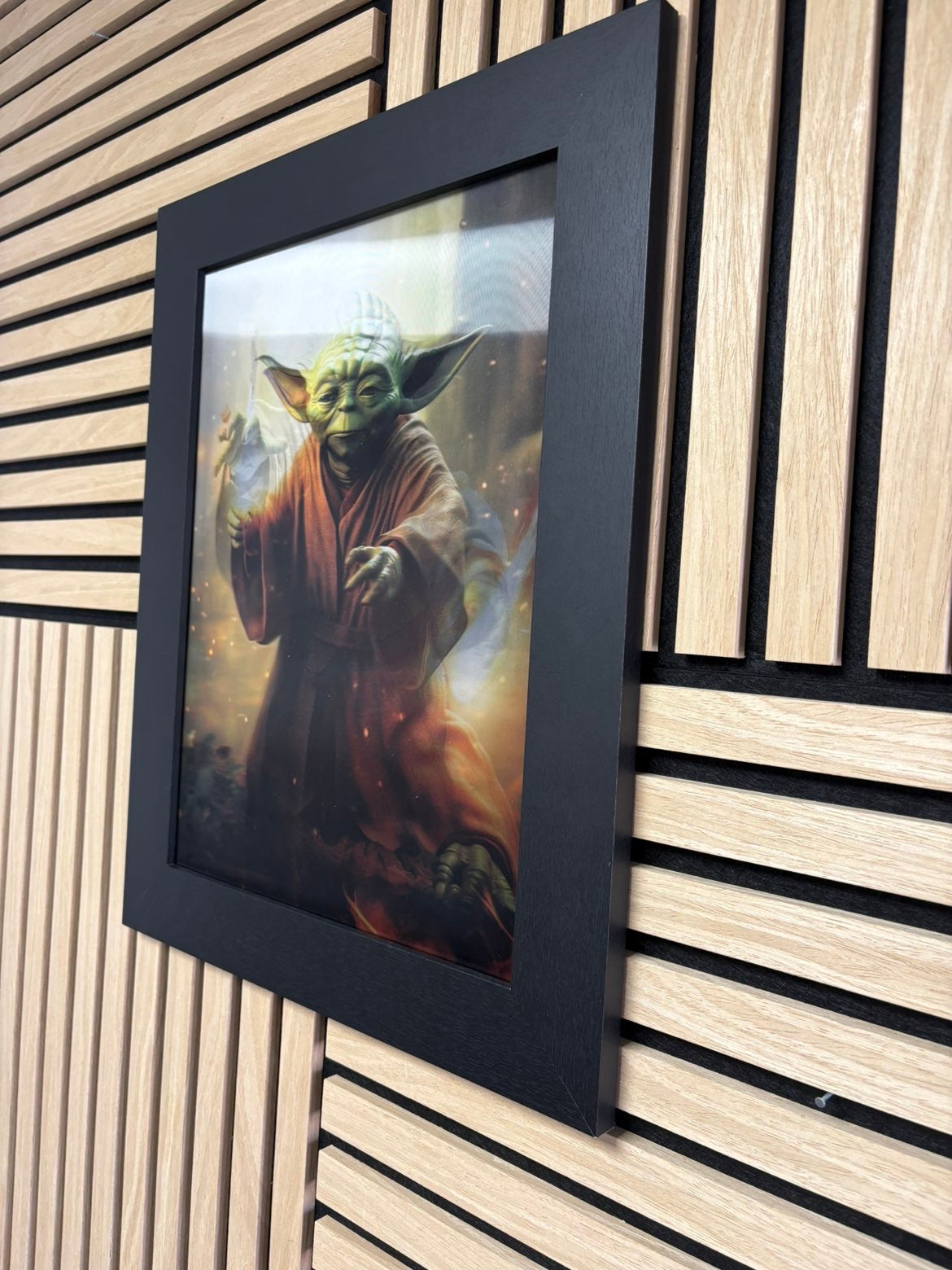 Yoda 3D Lenticular Poster Framed 30x40cm