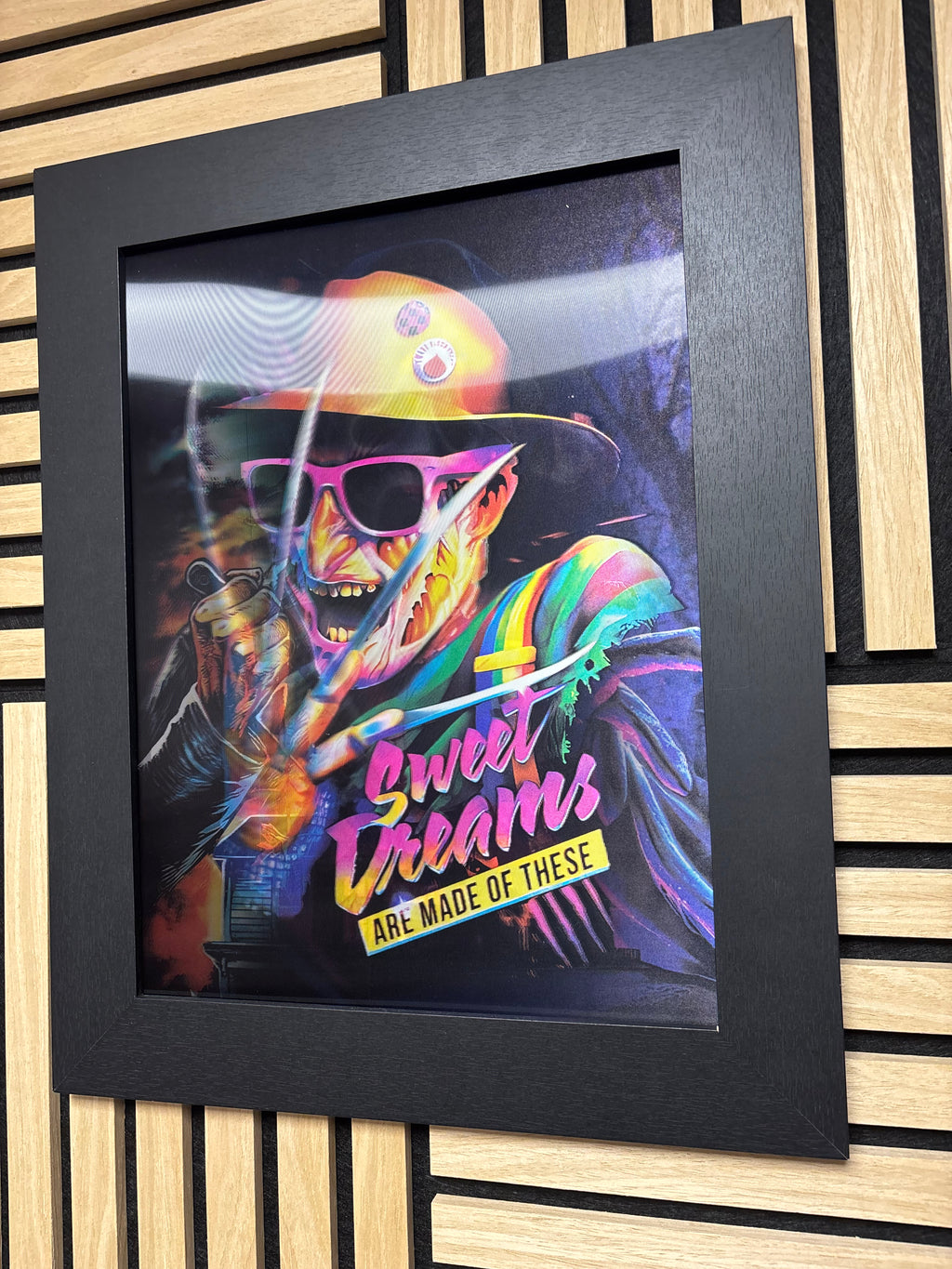 Scream 3D Lenticular Poster Framed 30x40cm