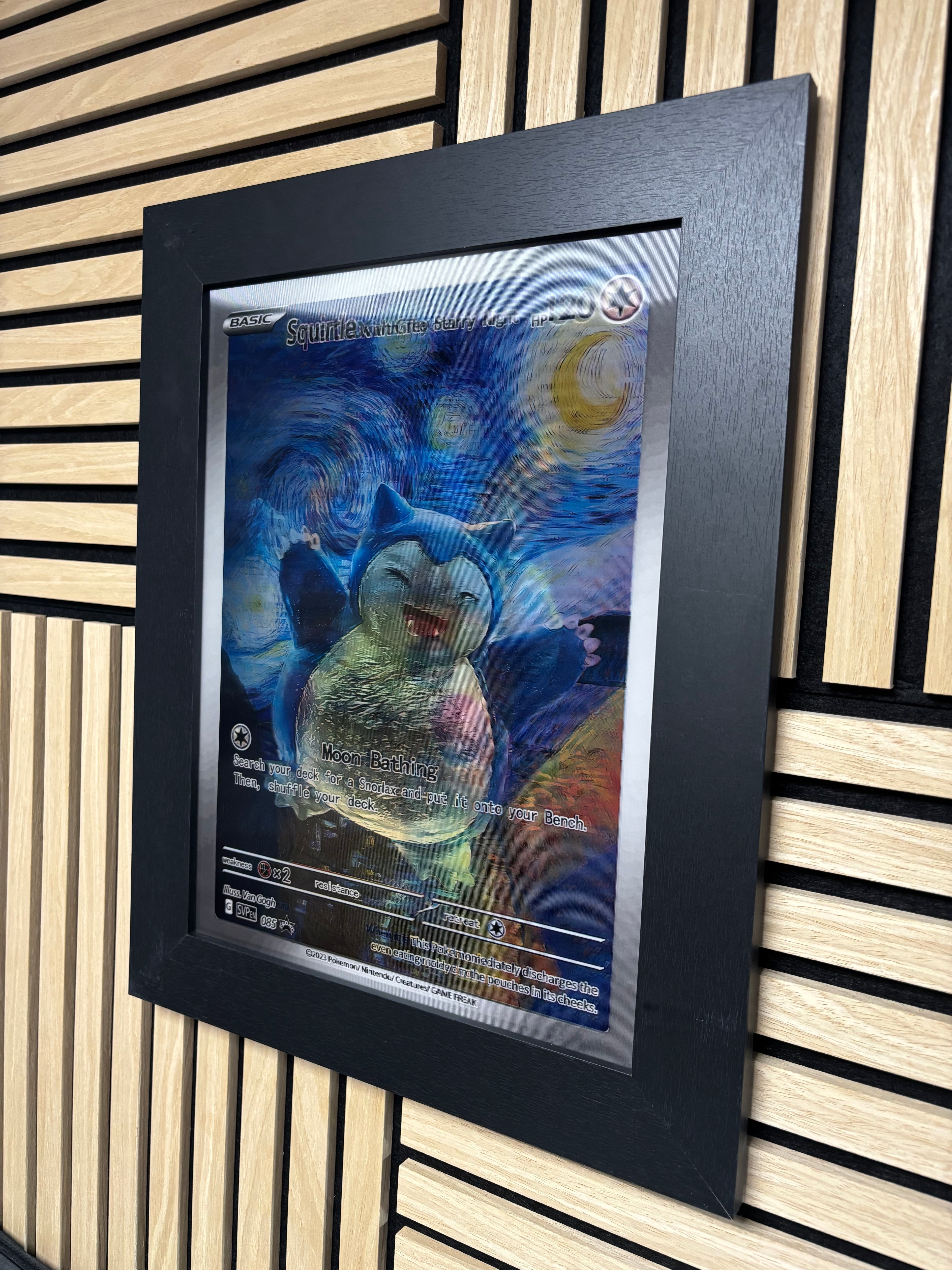 Pikachu Van Gogh 3D Lenticular Poster