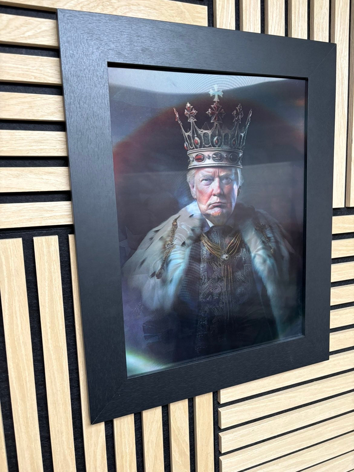 Donald Trump 3D Lenticular Poster Framed 30x40cm