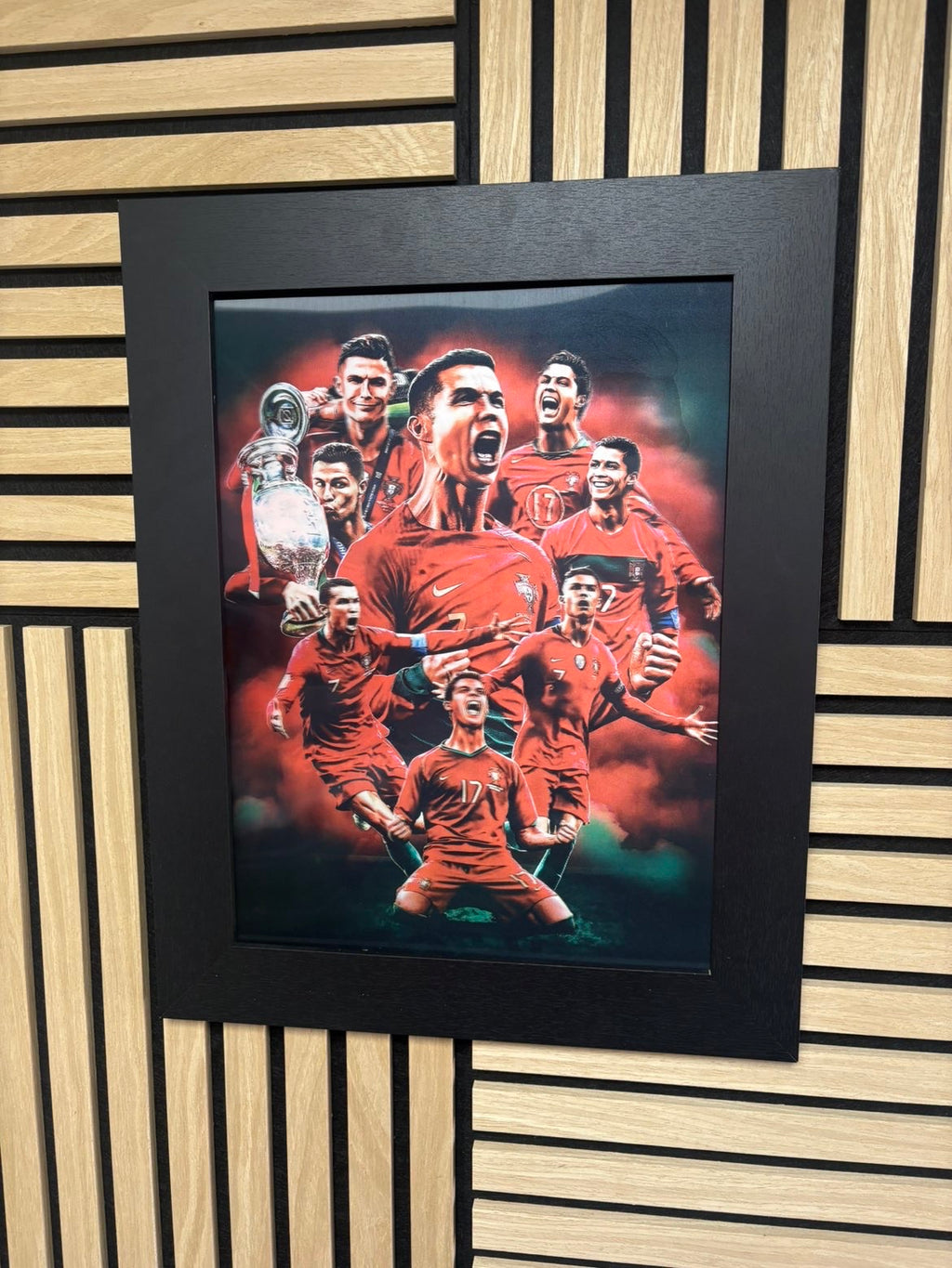 Ronaldo CR7 3D Lenticular Poster Framed 30x40cm