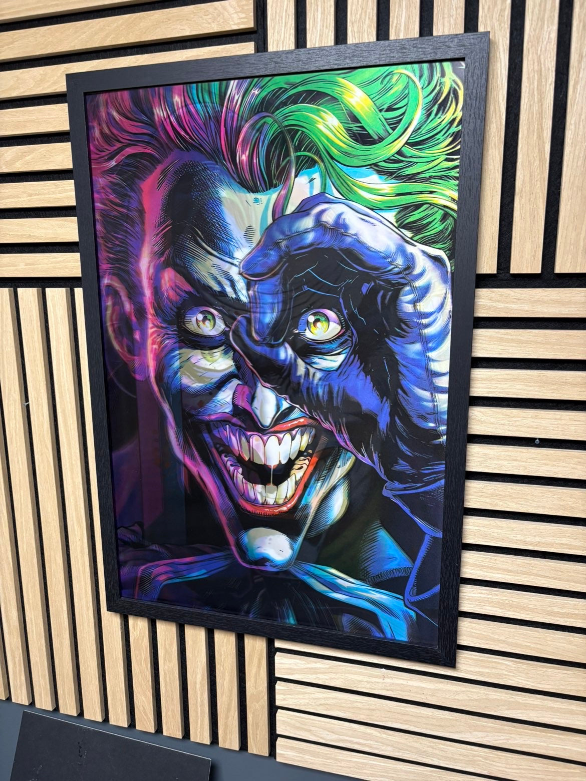 Joker 3D Lenticular Poster Framed 40x60cm