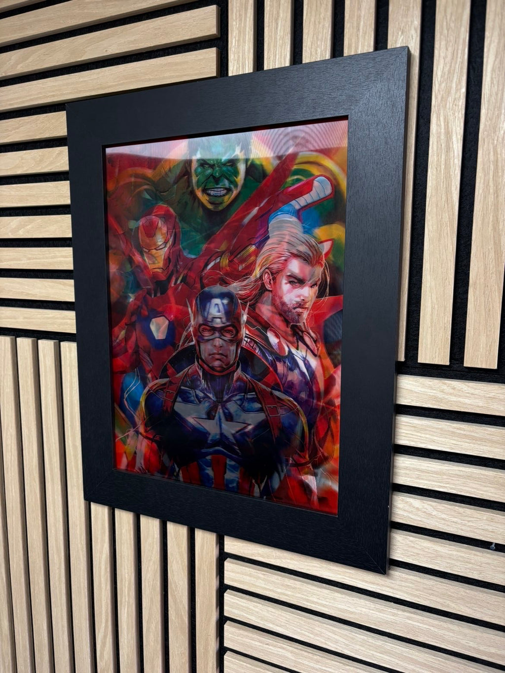 Marvel 3D Lenticular Poster Framed 30x40cm