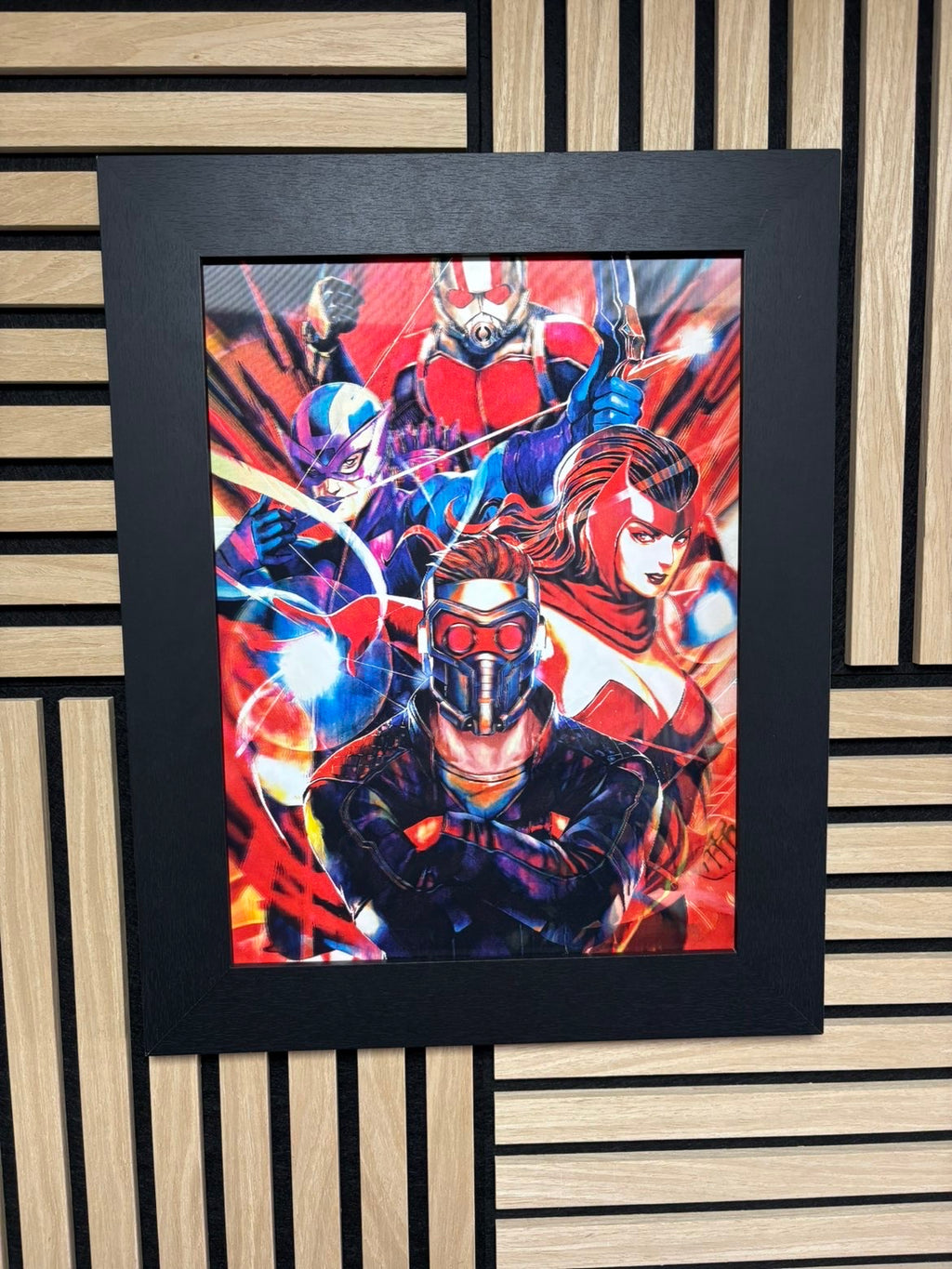 Marvel 3D Lenticular Poster Framed 30x40cm