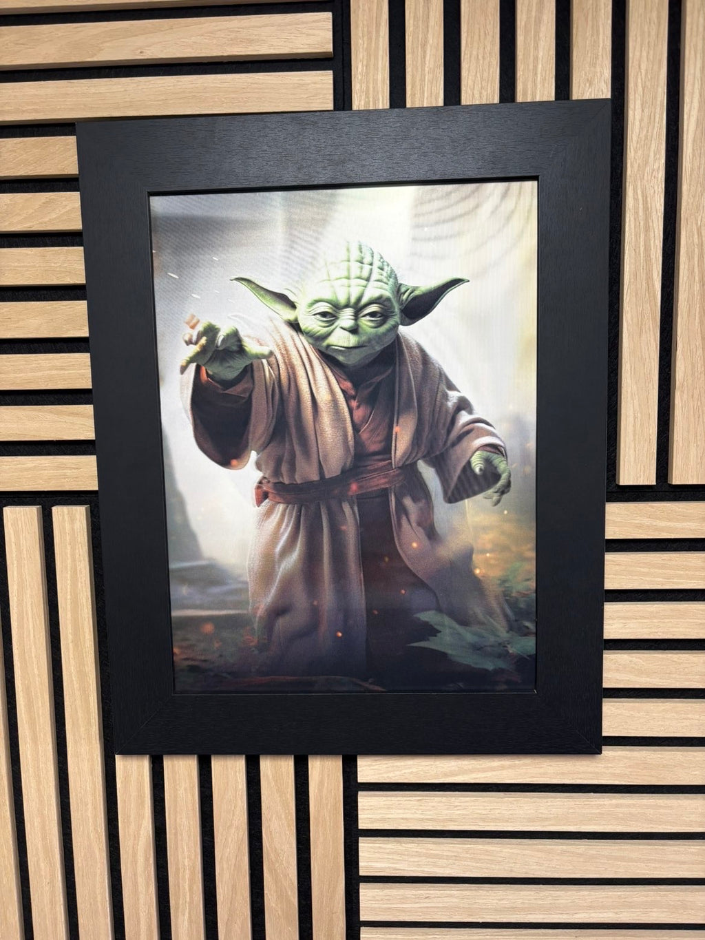 Yoda 3D Lenticular Poster Framed 30x40cm