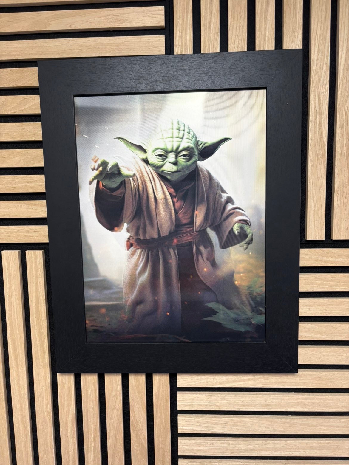 Yoda 3D Lenticular Poster Framed 30x40cm