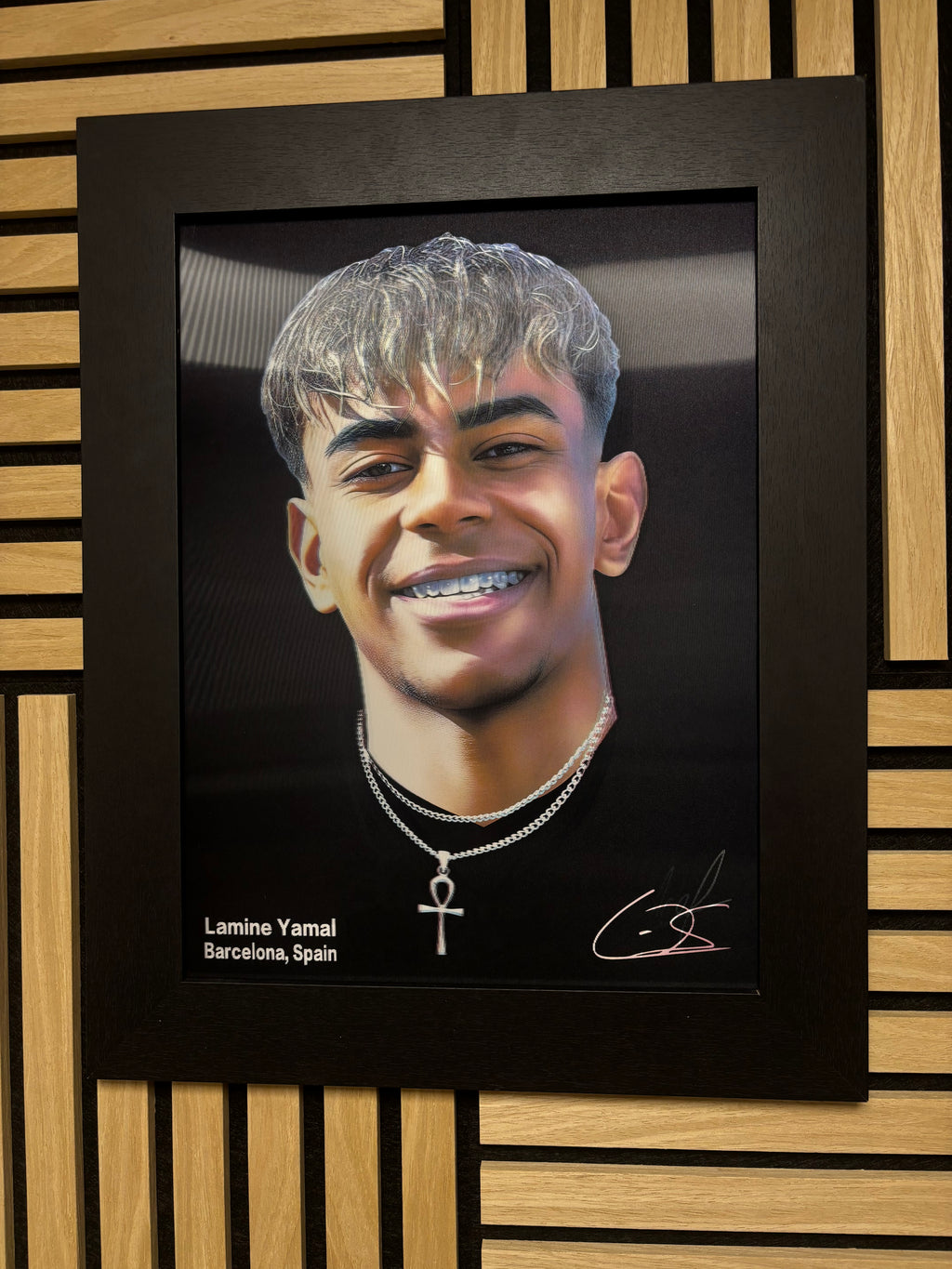 Yamal Mbappe Haaland 3D Lenticular Poster 30x40cm