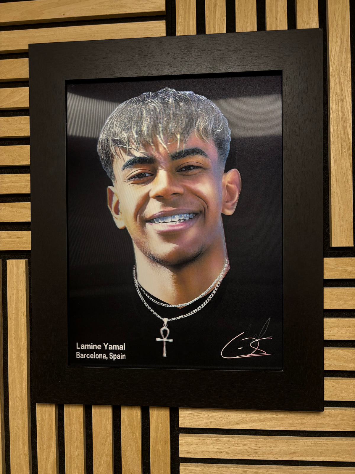 Yamal Mbappe Haaland 3D Lenticular Poster 30x40cm