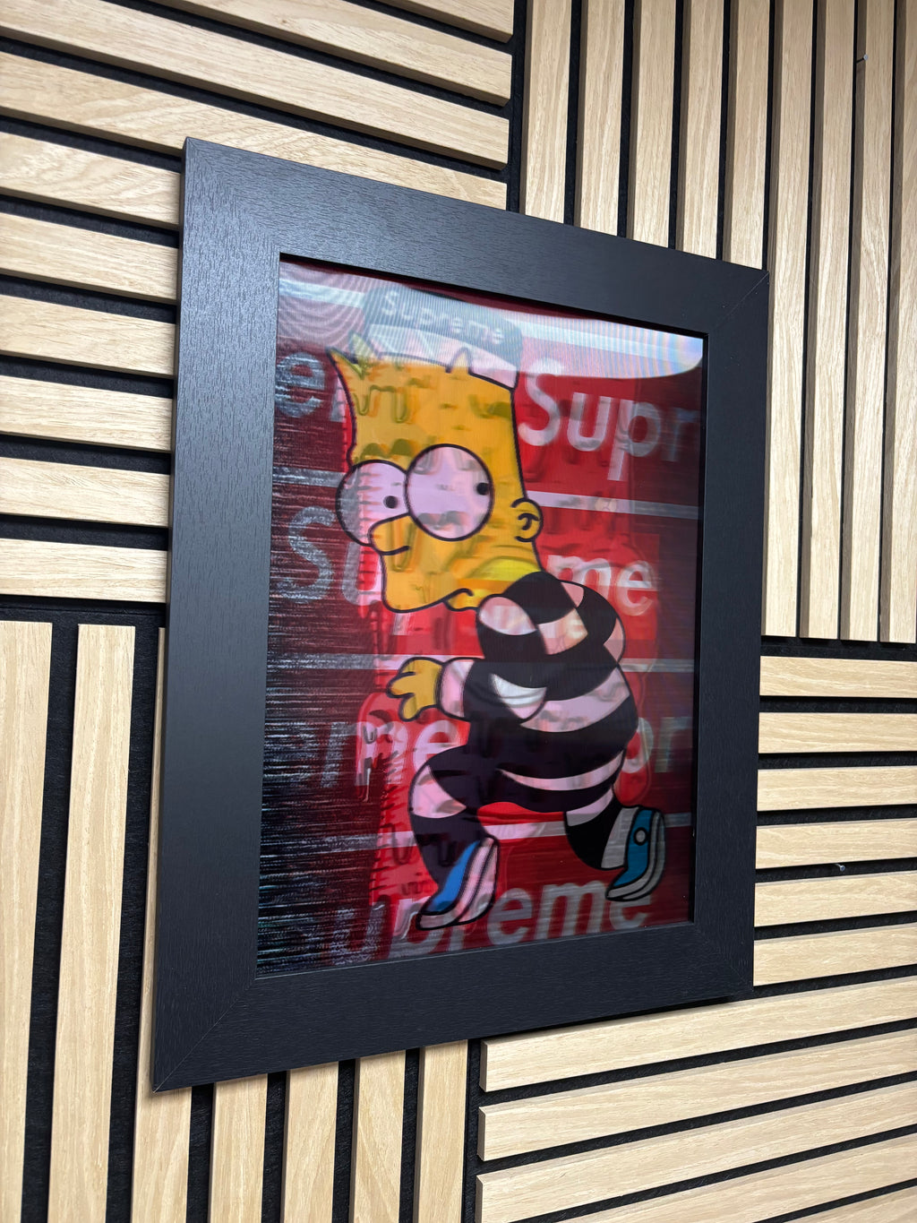 BART 3D Lenticular Poster Framed 30x40cm