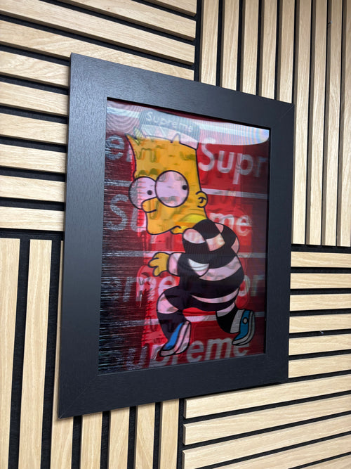 BART 3D Lenticular Poster Framed 30x40cm