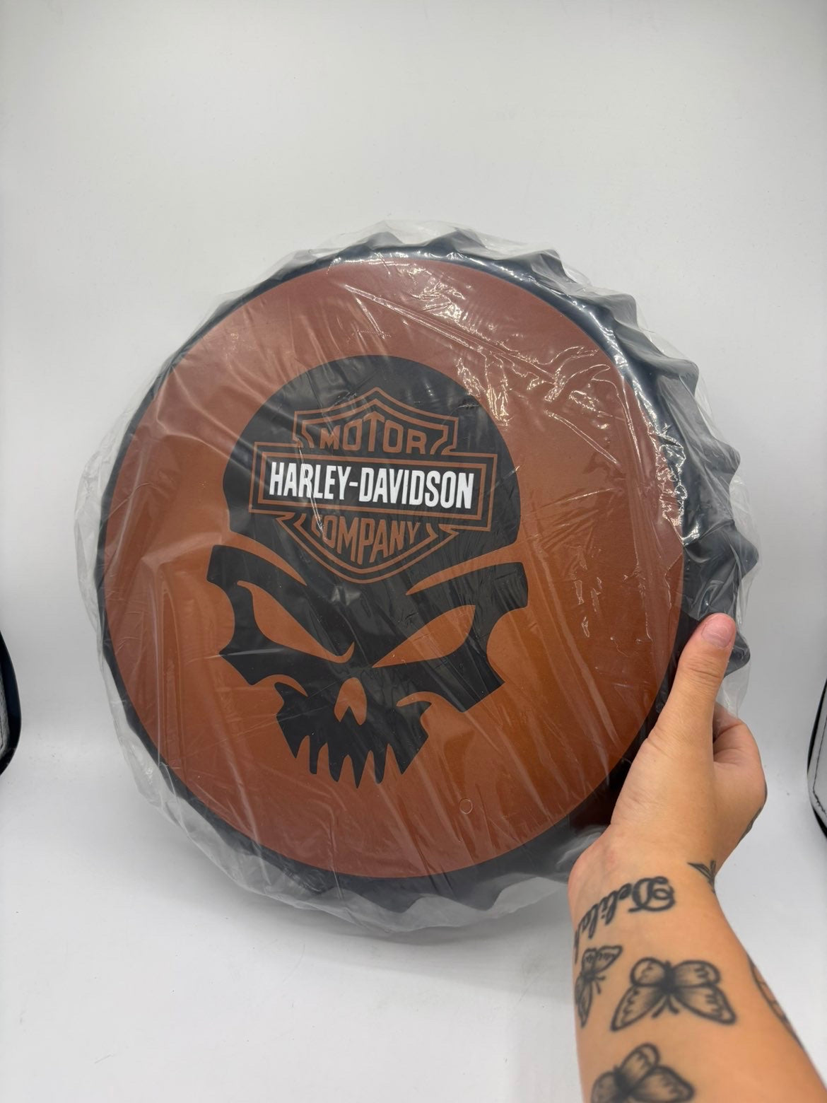 Harley Davidson 35cm Decorative Bottle Cap