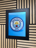 Manchester City 3D Lenticular Poster Framed 30x40cm