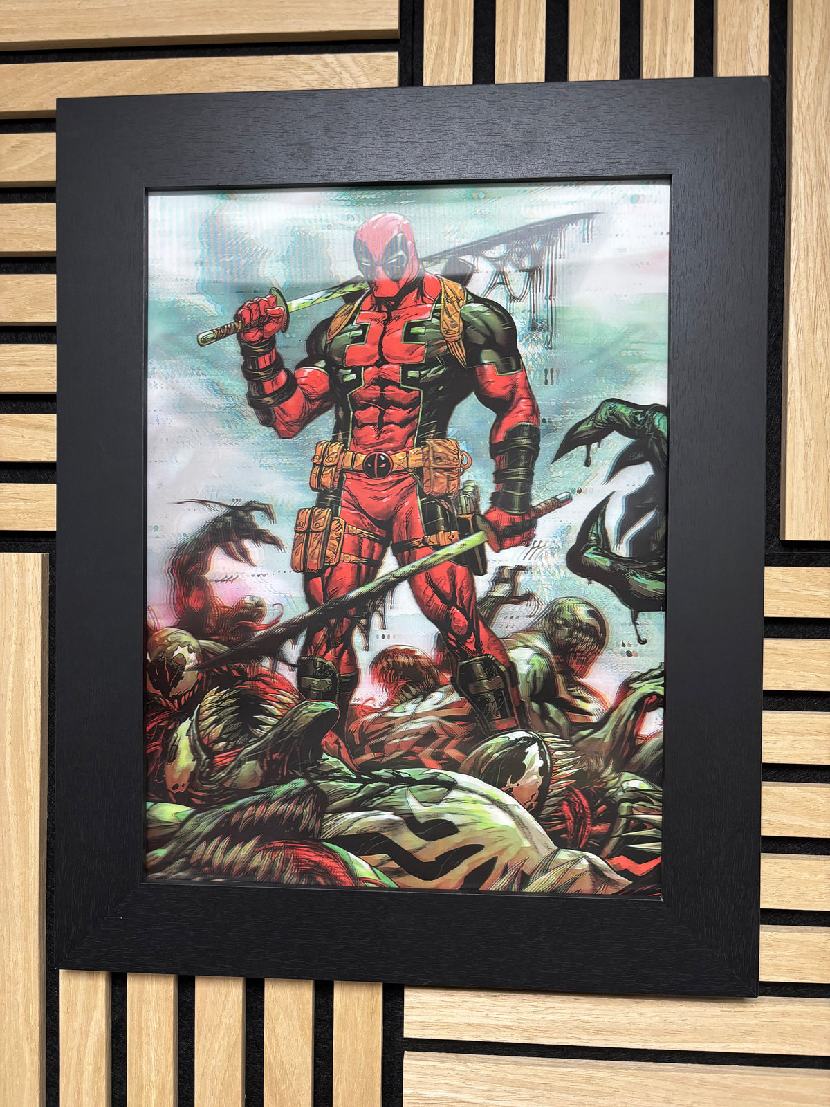 Deadpool 3D Lenticular Poster Framed