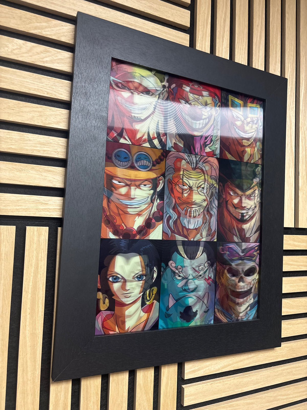 Anime 3D Lenticular Poster Framed 30x40cm