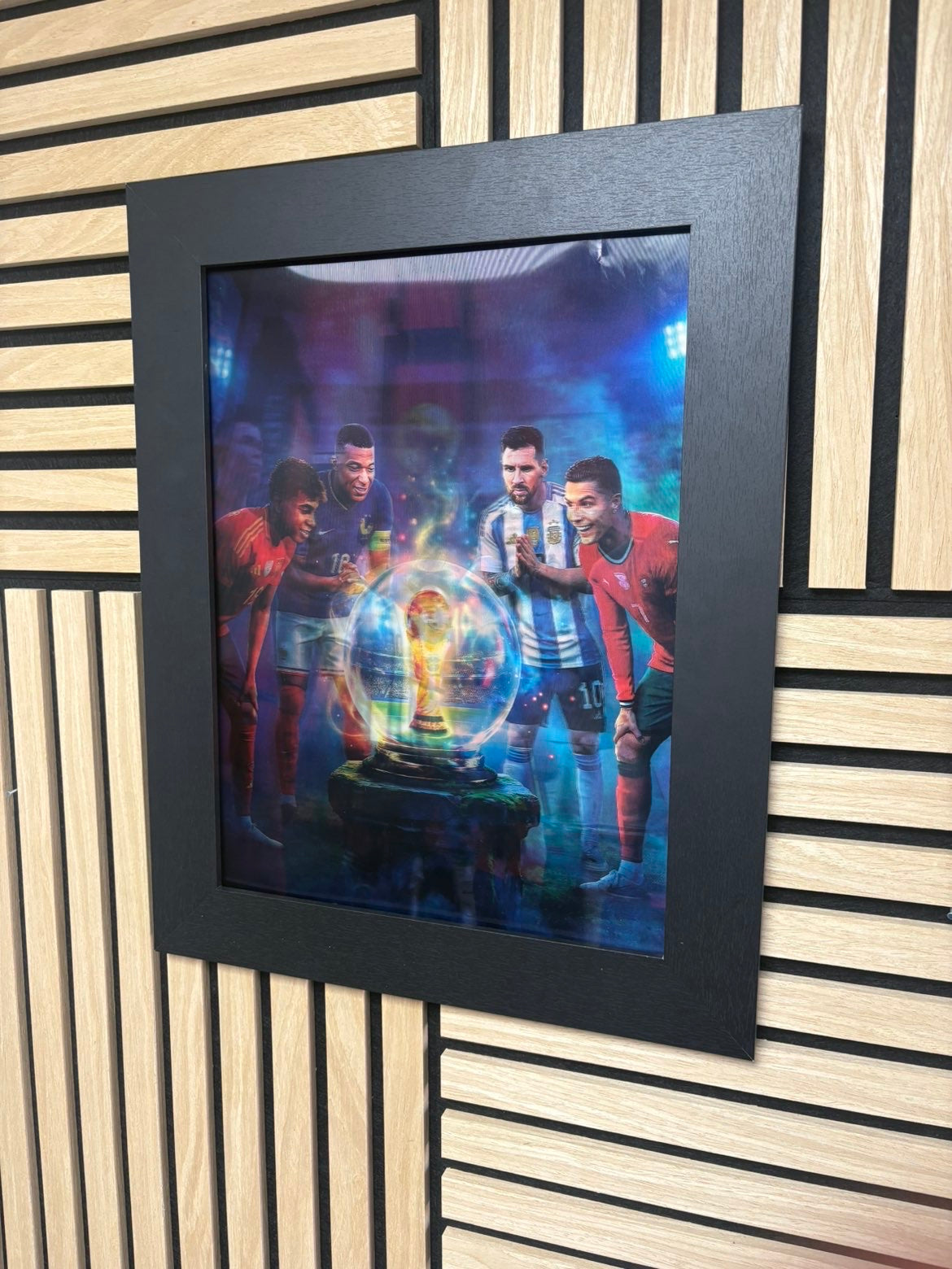 World Cup 3D Lenticular Poster Framed 30x40cm