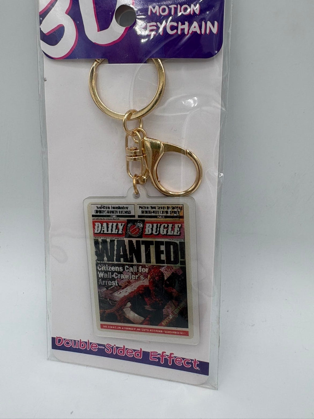 Spiderman 3D Lenticular Keychain