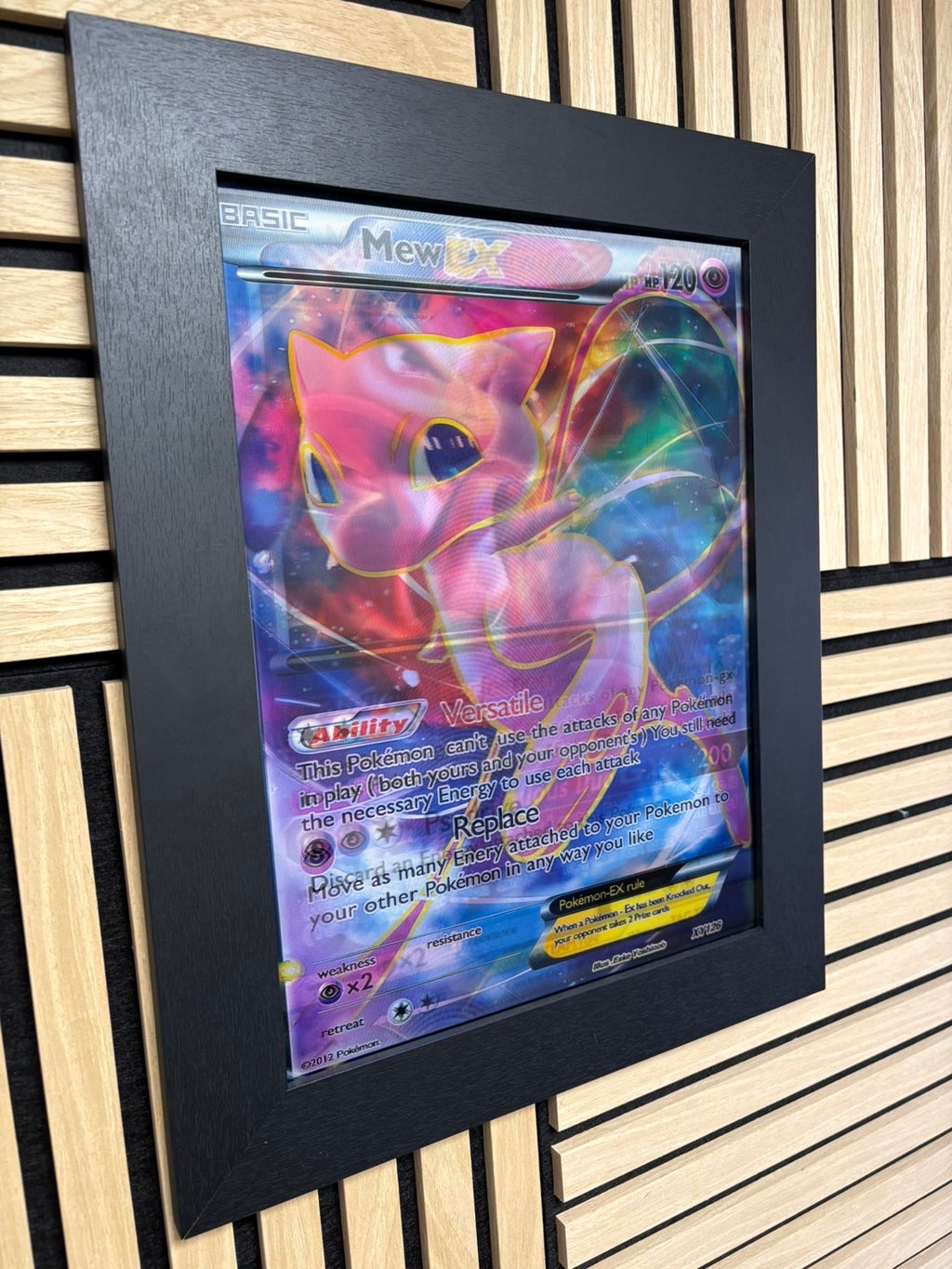 Mewtwo 3D Lenticular Poster Framed 30x40cm