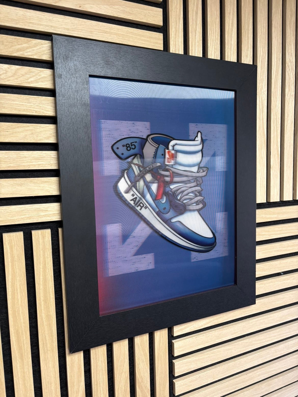 Off-White 3D Lenticular Poster Framed 30x40cm