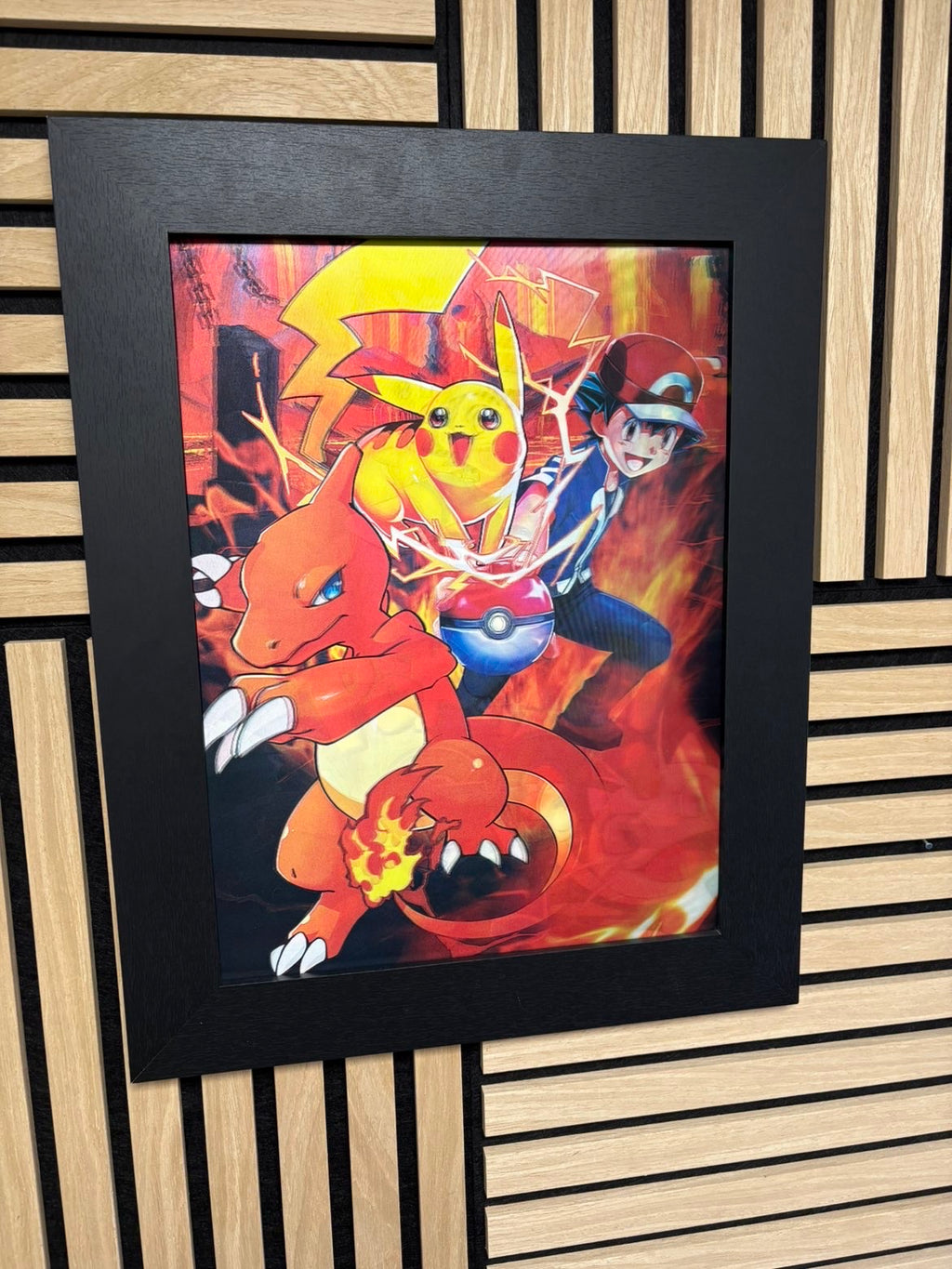 Pokemon Go 3D Lenticular Poster Framed 30x40cm