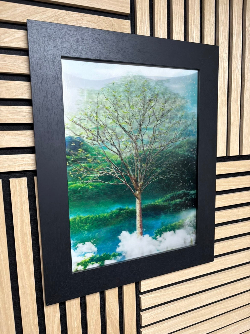 Nature 3D Lenticular Poster Framed 30x40cm