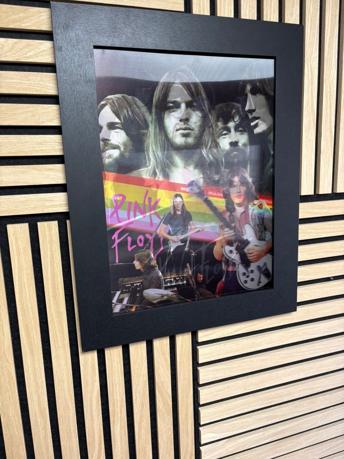 Pink Floyd 3D Lenticular Poster Framed 30x40cm
