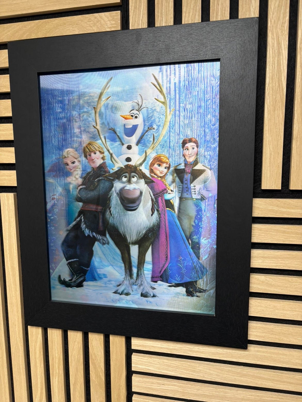 Frozen 3D Lenticular Poster Framed 30x40cm