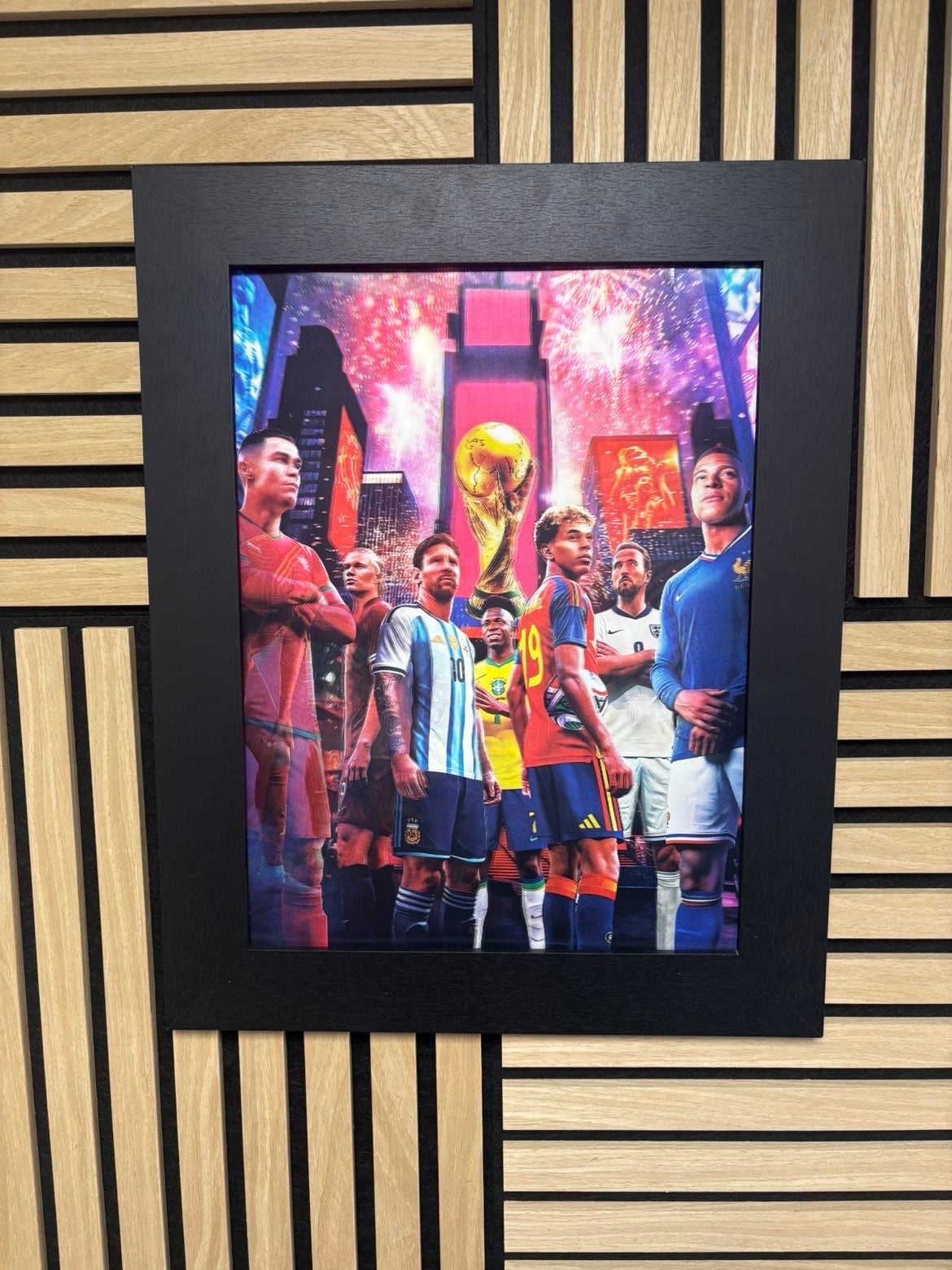 World Cup 3D Lenticular Poster Framed 30x40cm