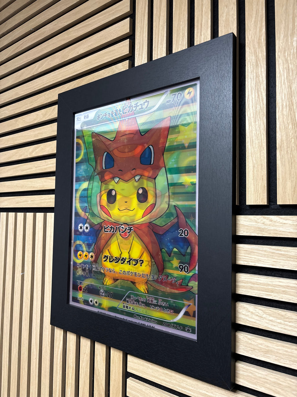 Pokemon 3D Lenticular Poster Framed 30x40cm