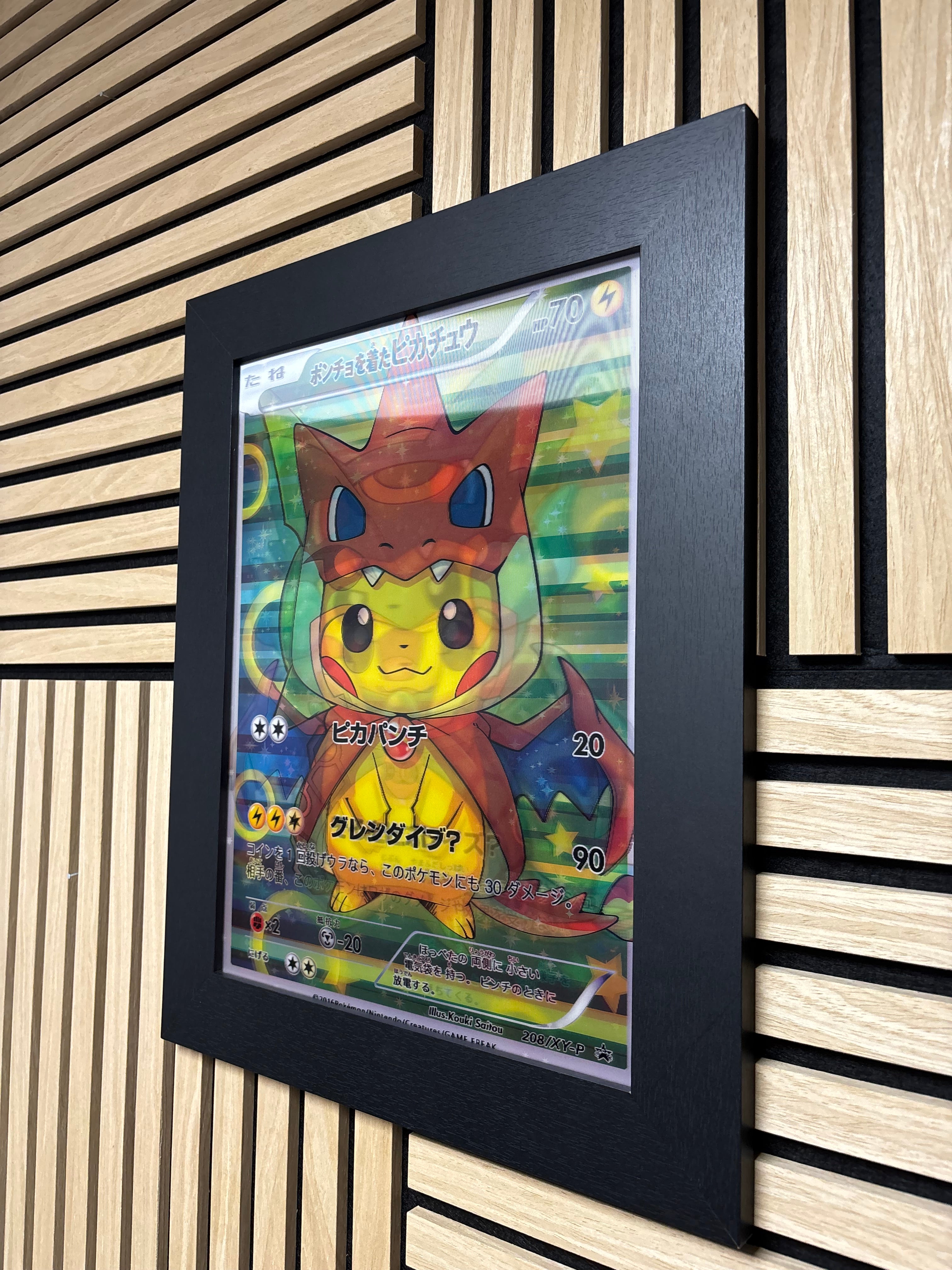 Pokemon 3D Lenticular Poster Framed 30x40cm