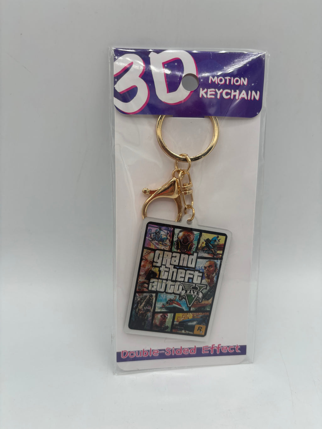 GTA 5 3D Lenticular Keychain