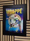 Mbappe 3D Lenticular Poster Framed 30x40cm