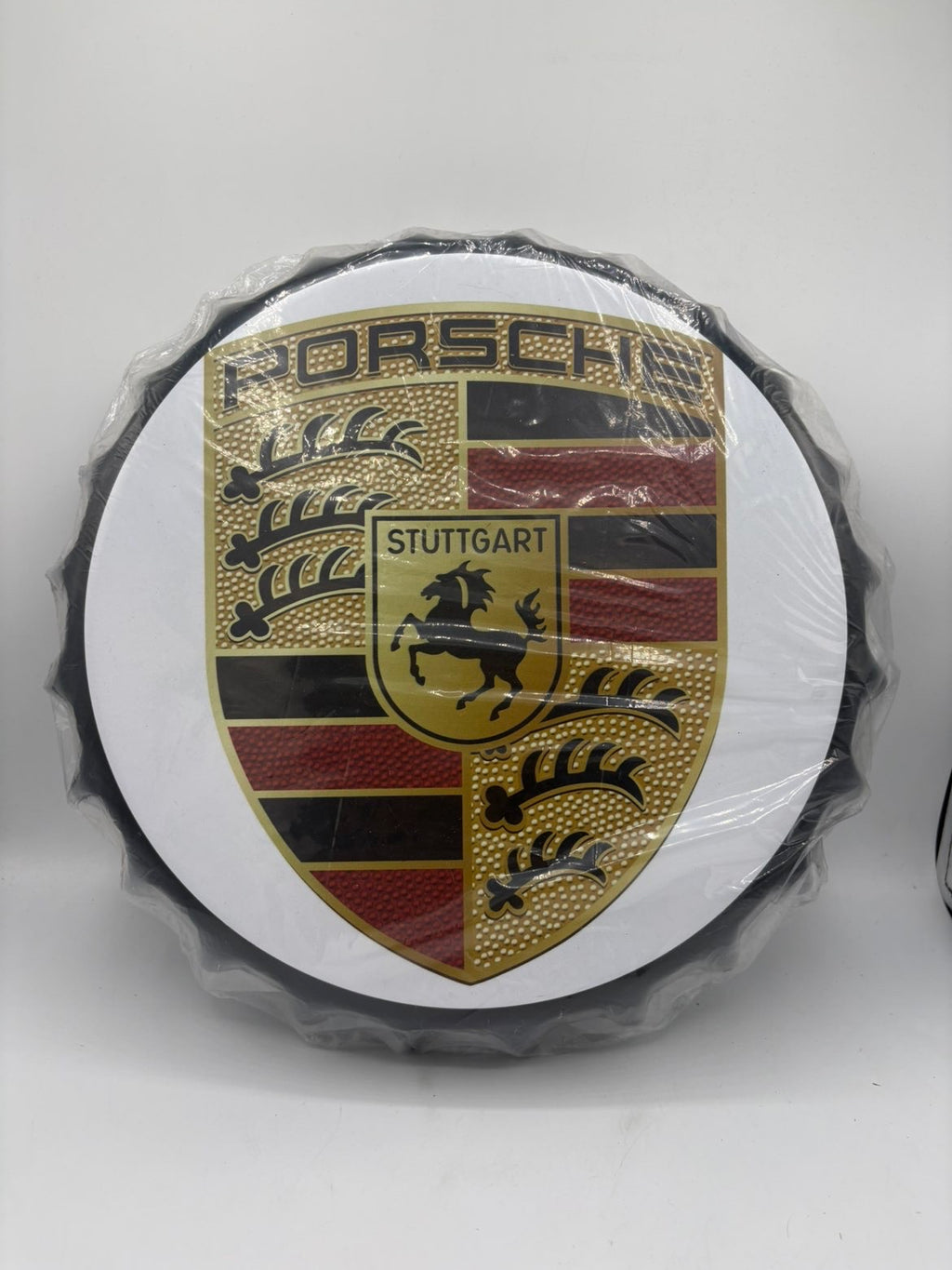 Porsche 35cm Decorative Bottle Cap