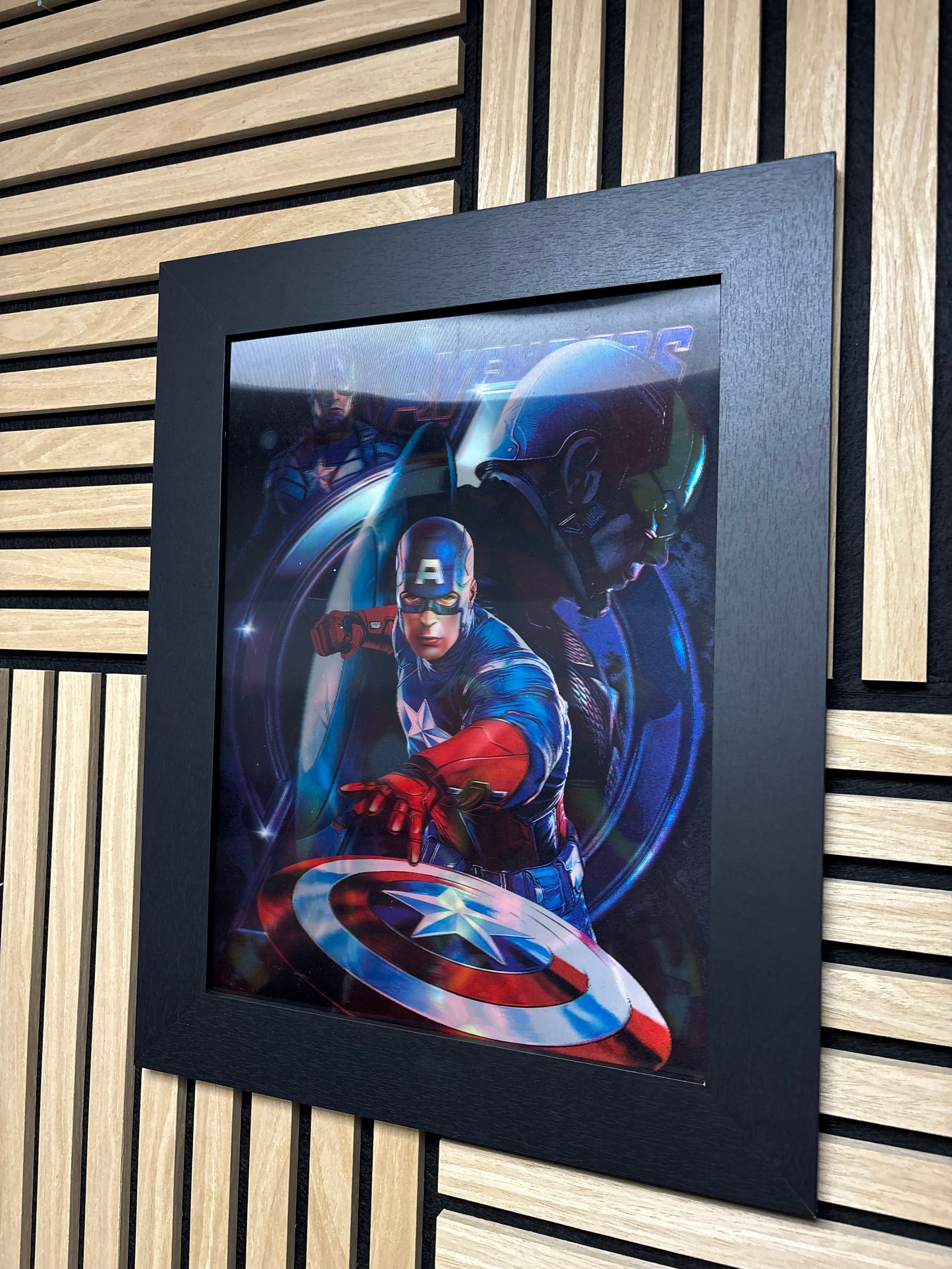 Marvel 3D Lenticular Poster Framed 30x40cm