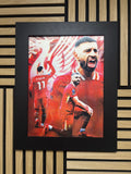Mo Salah 3D Lenticular Poster Framed 30x40cm