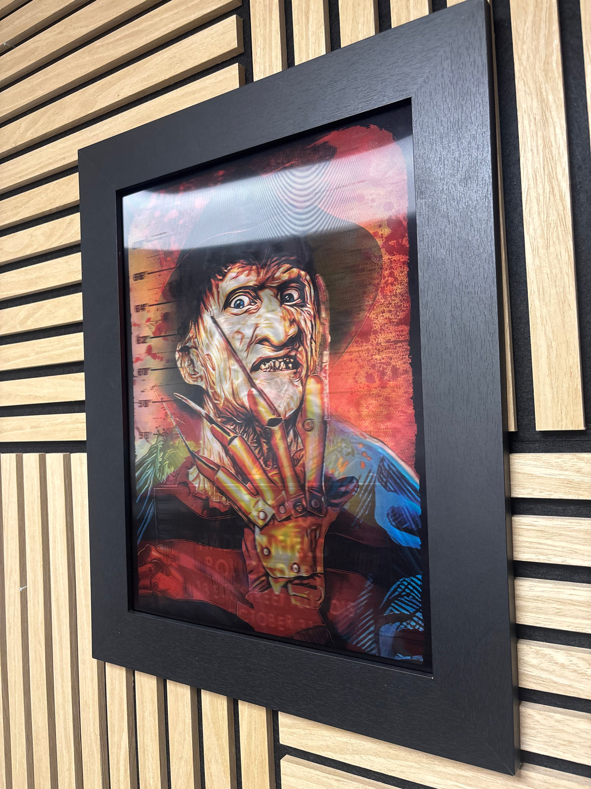 Friday The 13th 3D Lenticular Poster Framed 30x40cm