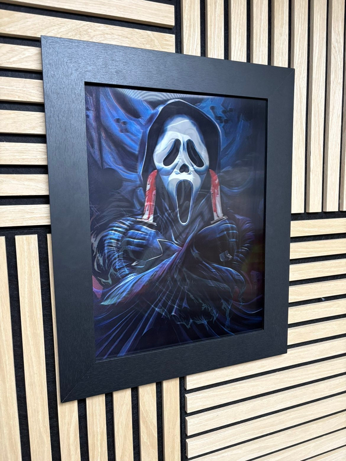 Scream 3D Lenticular Poster Framed 30x40cm