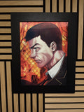 Batman 3D Lenticular Poster Framed 30x40cm
