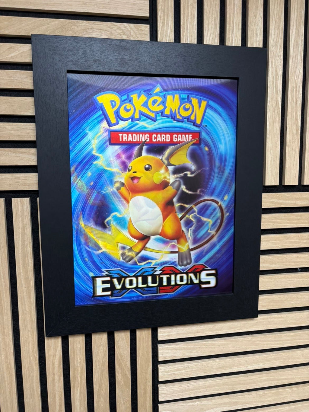 Pokemon Evolutions 3D Lenticular Poster Framed 30x40cm